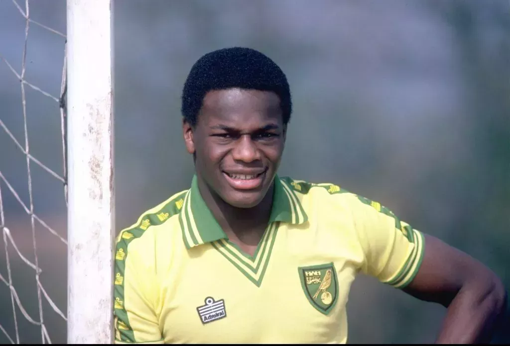 Justin Fashanu of Norwich City. (Allsport UK /Allsport/Getty Images)