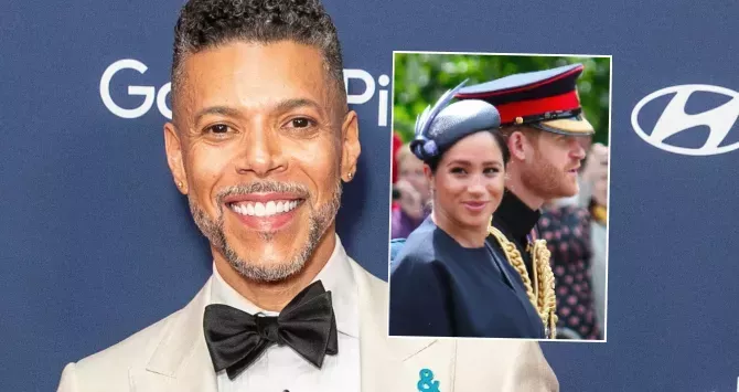 Wilson Cruz and Meghan and Prince Harry