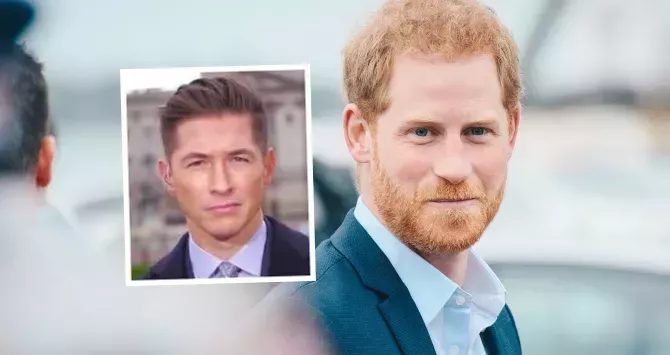 James Longman and Prince Harry
