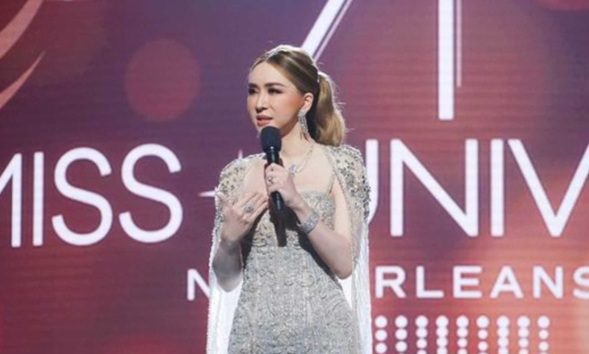 La propietaria de Miss Universo pronuncia un discurso emotivo sobre las mujeres y el poder