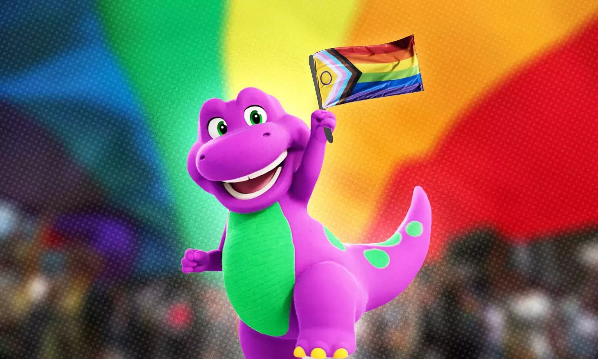 Barney, el dinosaurio púrpura, ha vuelto y los trolls de derechas están aterrorizados de que se haya vuelto 