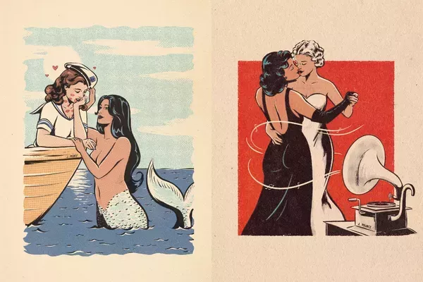 Cómo el arte vintage sáfico ayudó a Jenifer Prince a encontrarse a sí misma