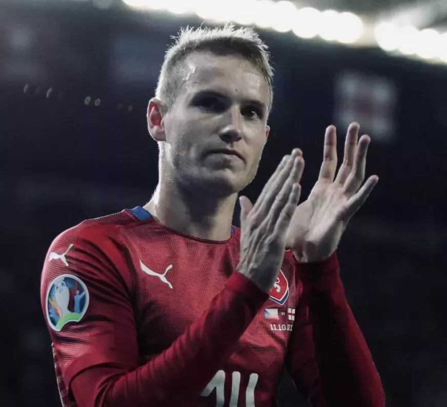 Jakub Jankto in soccer uniform