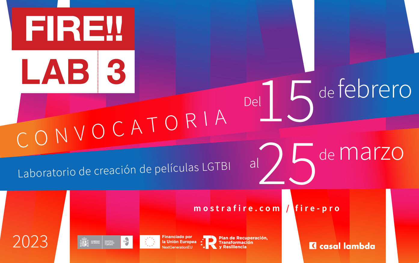 El FIRE!! LAB continúa apoyando la creación de cine LGTBI en España