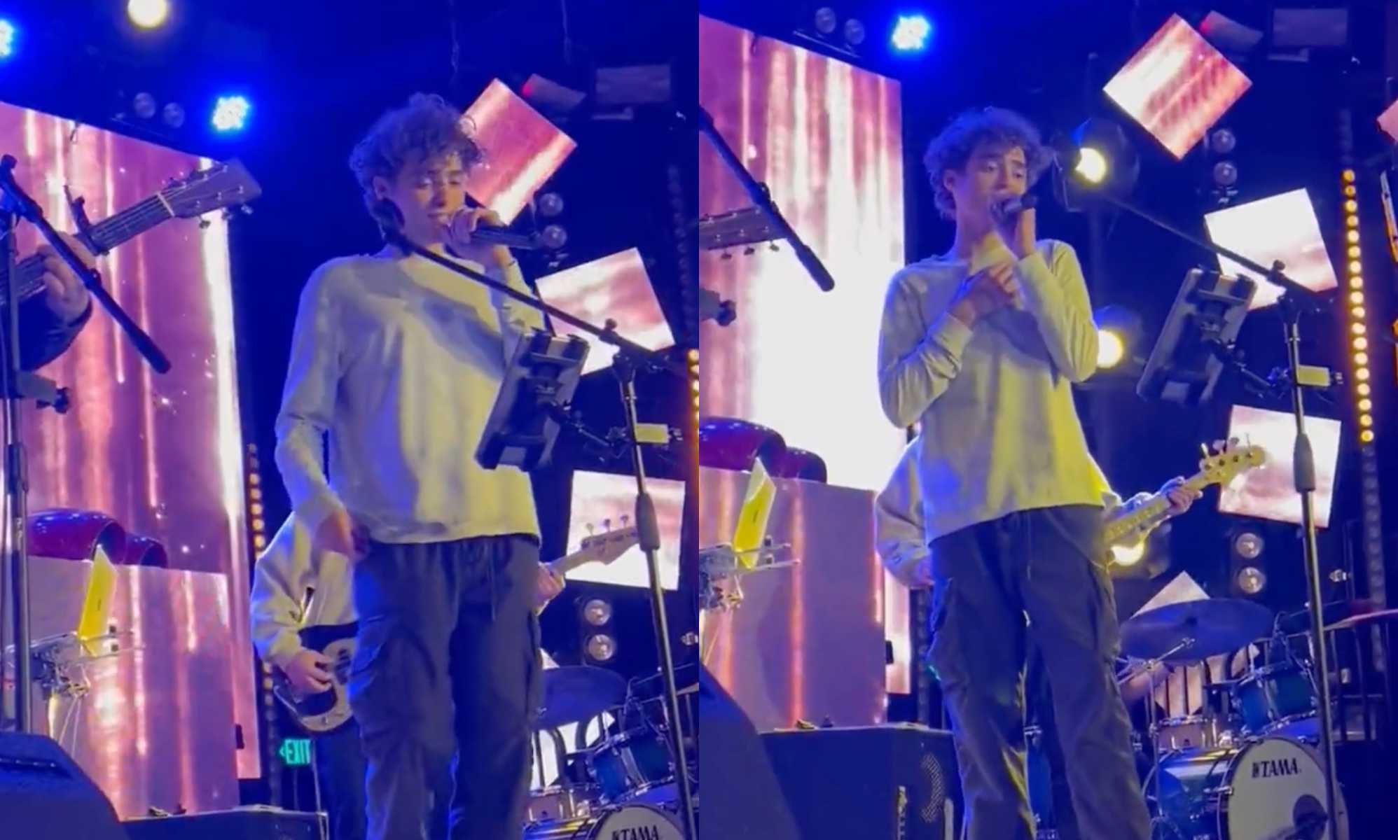 Joshua Bassett ha recitado un mensaje religioso durante uno de sus conciertos