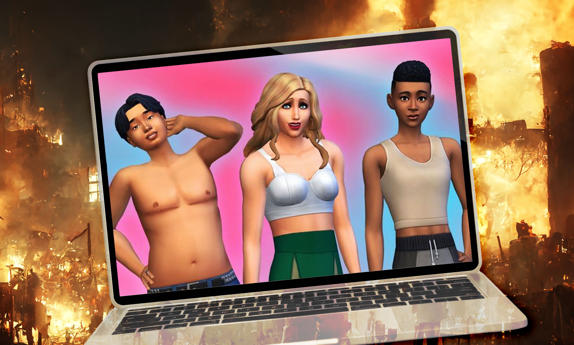 Los fanáticos religiosos creen que los personajes trans de los Sims van a provocar el apocalipsis