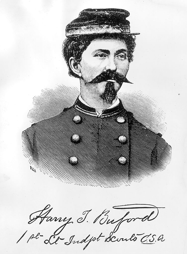 A portrait of Confederate soldier Loretta Velasquez aka Lieutenant Harry Buford