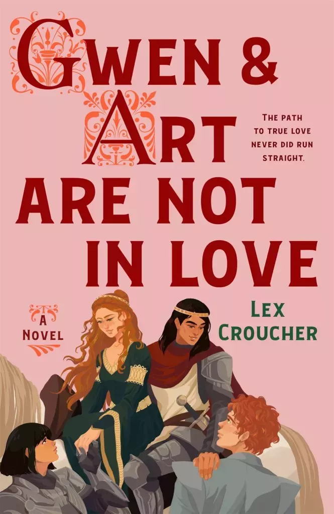 Cover for Gwen and Art are NOT in love by Lex Croucher. (Bloomsbury)