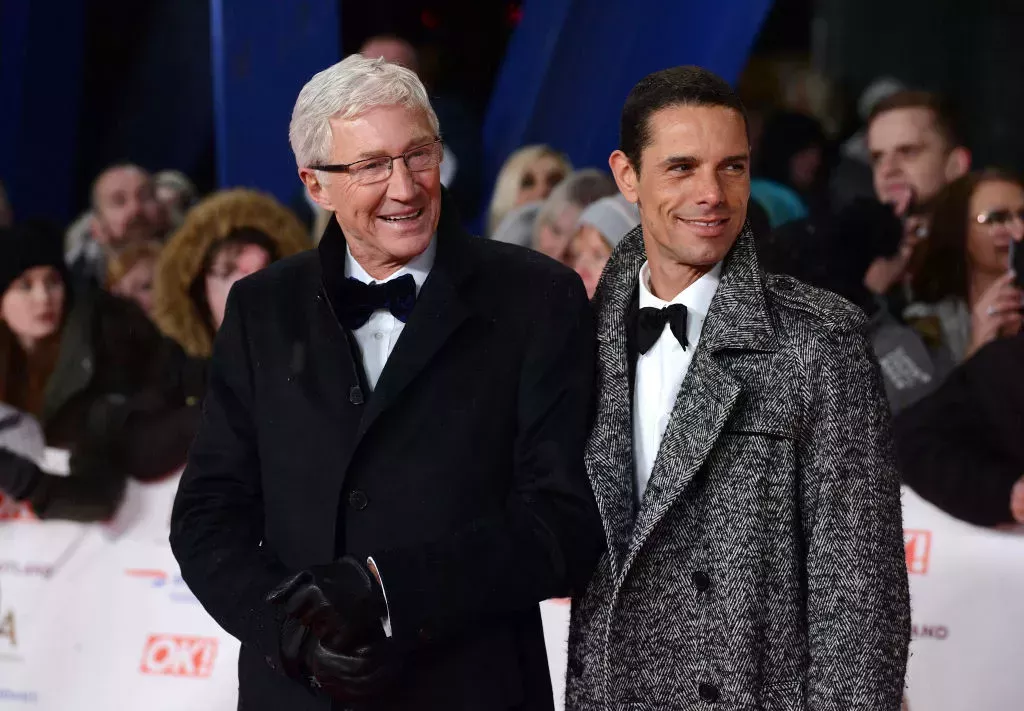 Paul O'Grady and Andre Portasio attend the National Television Awards held at The O2 Arena on January 22, 2019 in London, England.