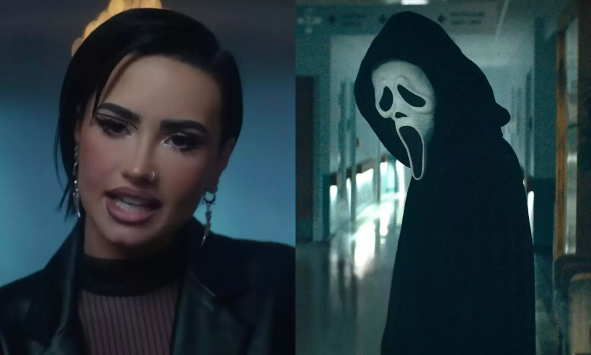 Demi Lovato lucha contra el villano de Scream, Ghostface, en su nuevo y sangriento vídeo: 