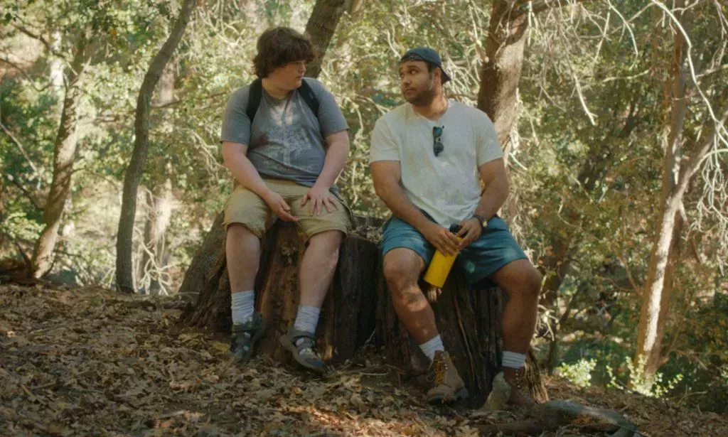 Still of Jamie and Dan in film Big Boys.