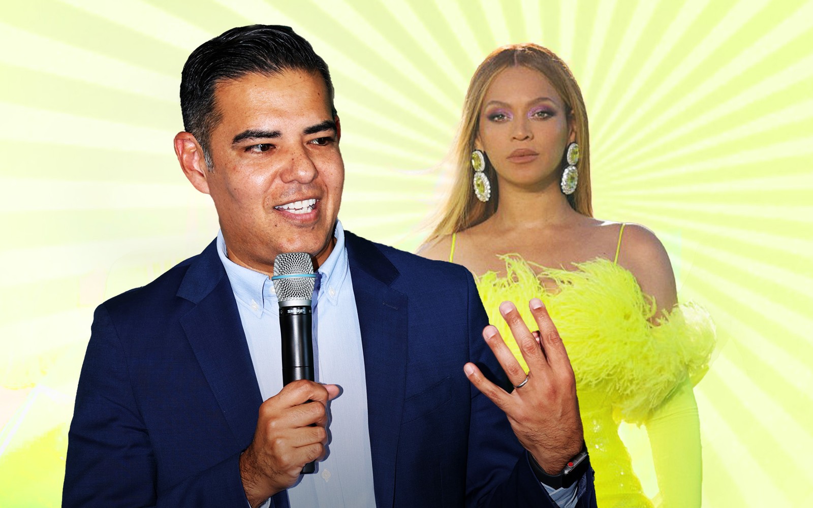 Robert Garcia rinde homenaje a Beyoncé en el Congreso de EEUU