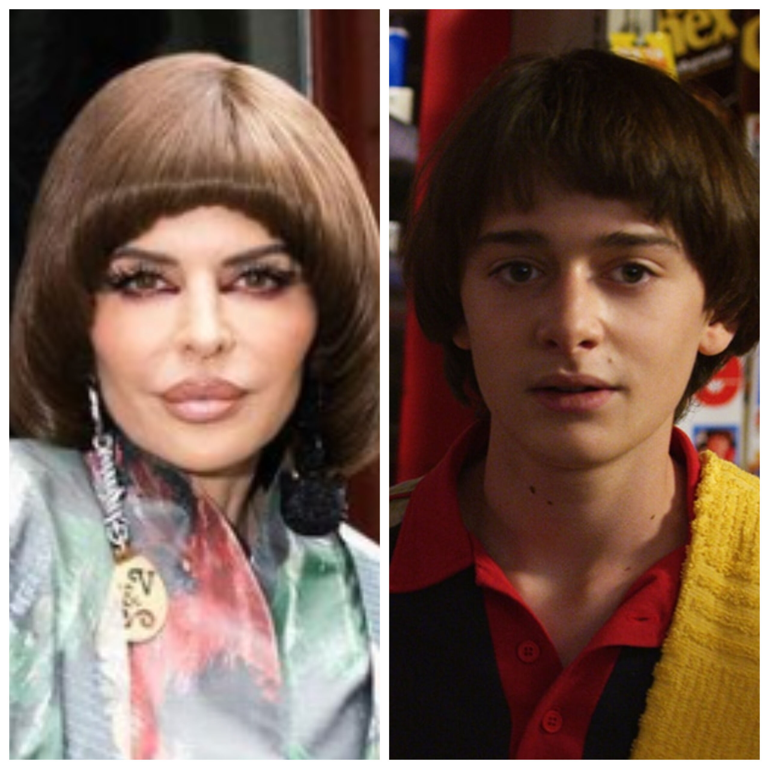 Lisa Rinna lució un peinado inspirado en Stranger Things durante a semana de la Moda de París