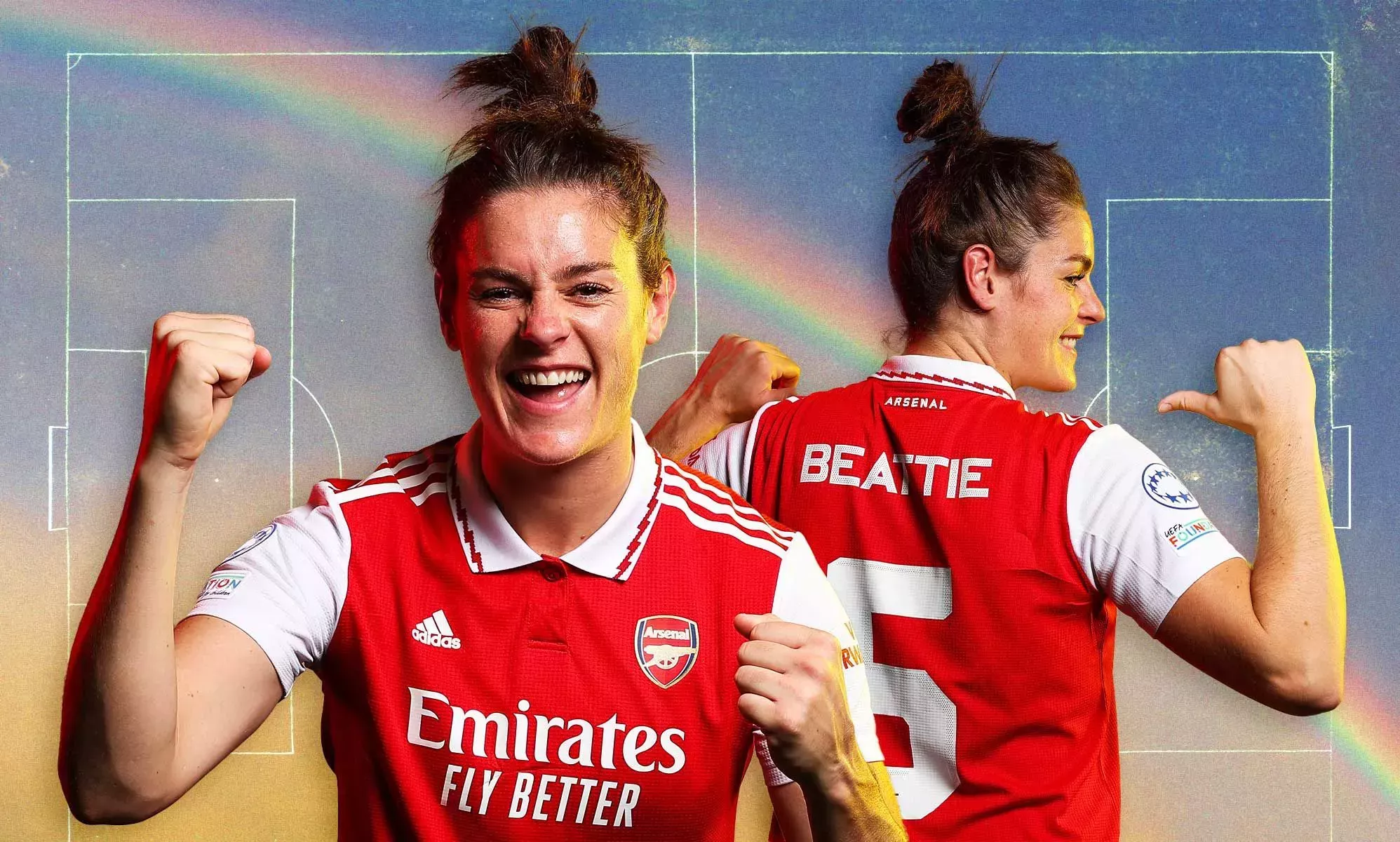 Jen Beattie, estrella homosexual del Arsenal, explica por qué sigue siendo tan importante que los futbolistas salgan del armario