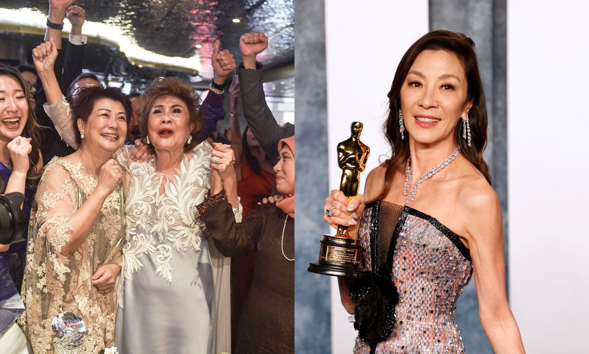 Así reaccionó la familia de Michelle Yeoh cuando ganó el Oscar