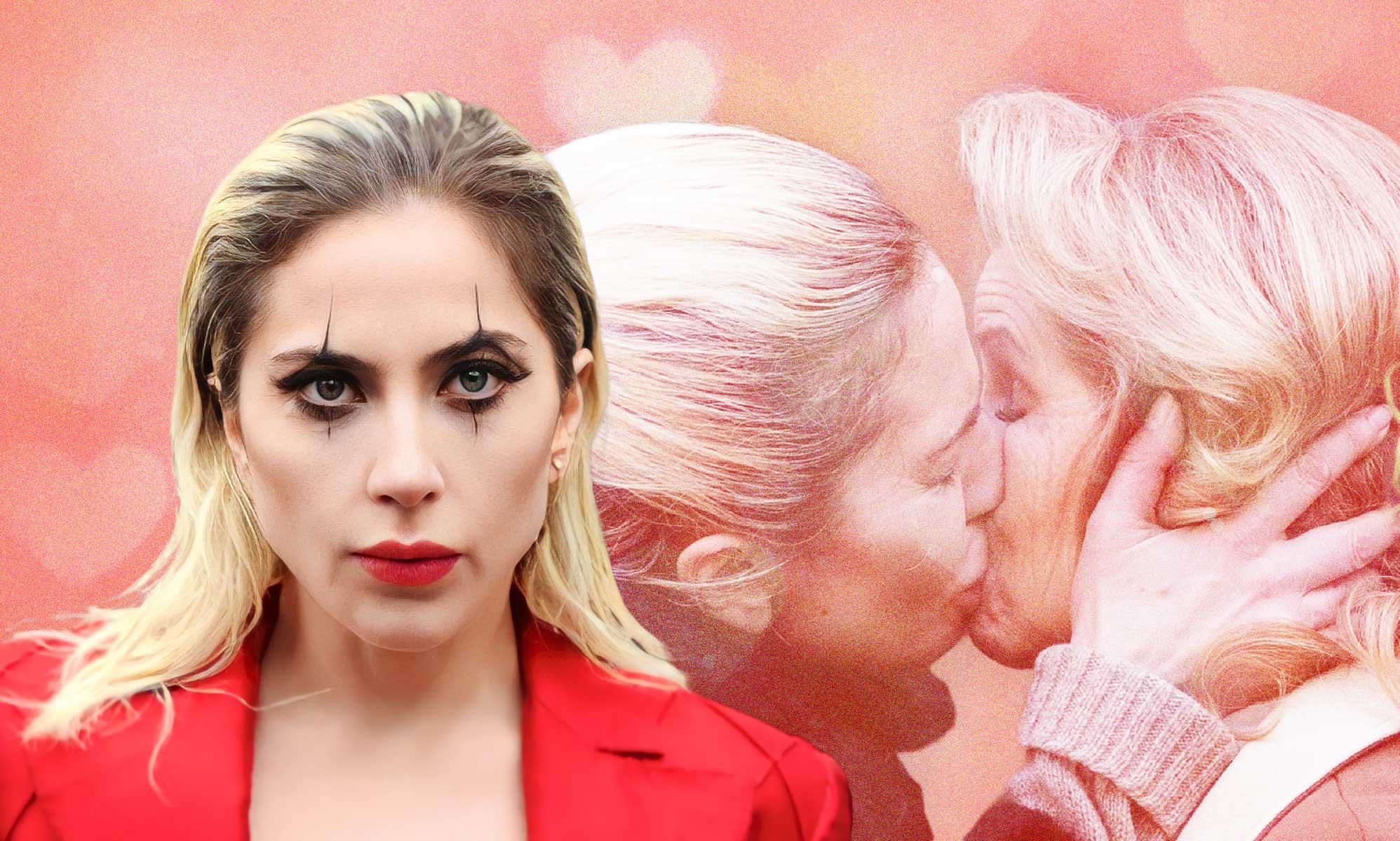 Lady Gaga besa a otra mujer durante el rodaje de la película Joker