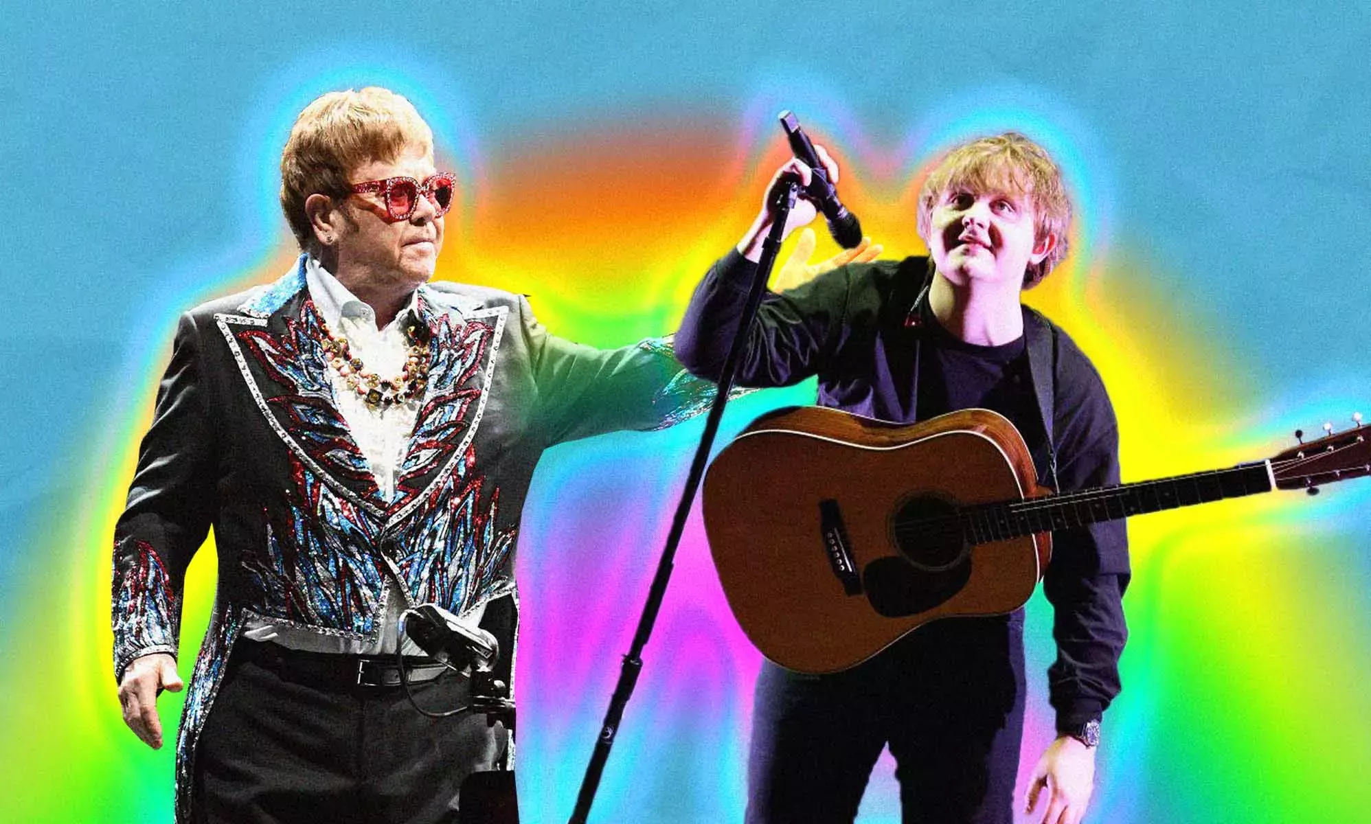Elton John envió una vez a Lewis Capaldi una divertidísima nota en la que prometía sacar a relucir su 