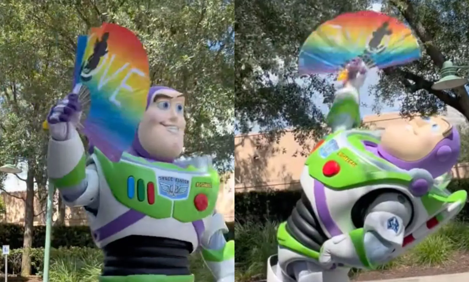 Buzz Lightyear se convierte en un aliado LGBTQ+ tras arrasar en el desfile de Disney: 'Sabíamos que Buzz podía servir'