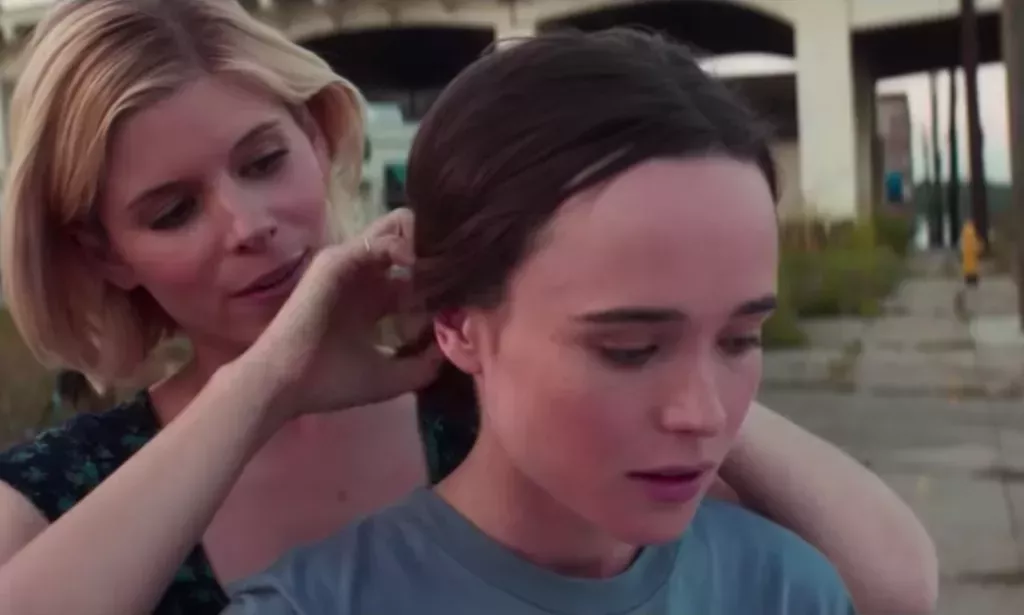 Kate Mara (L) and Elliot Page (R) in My Days of Mercy.