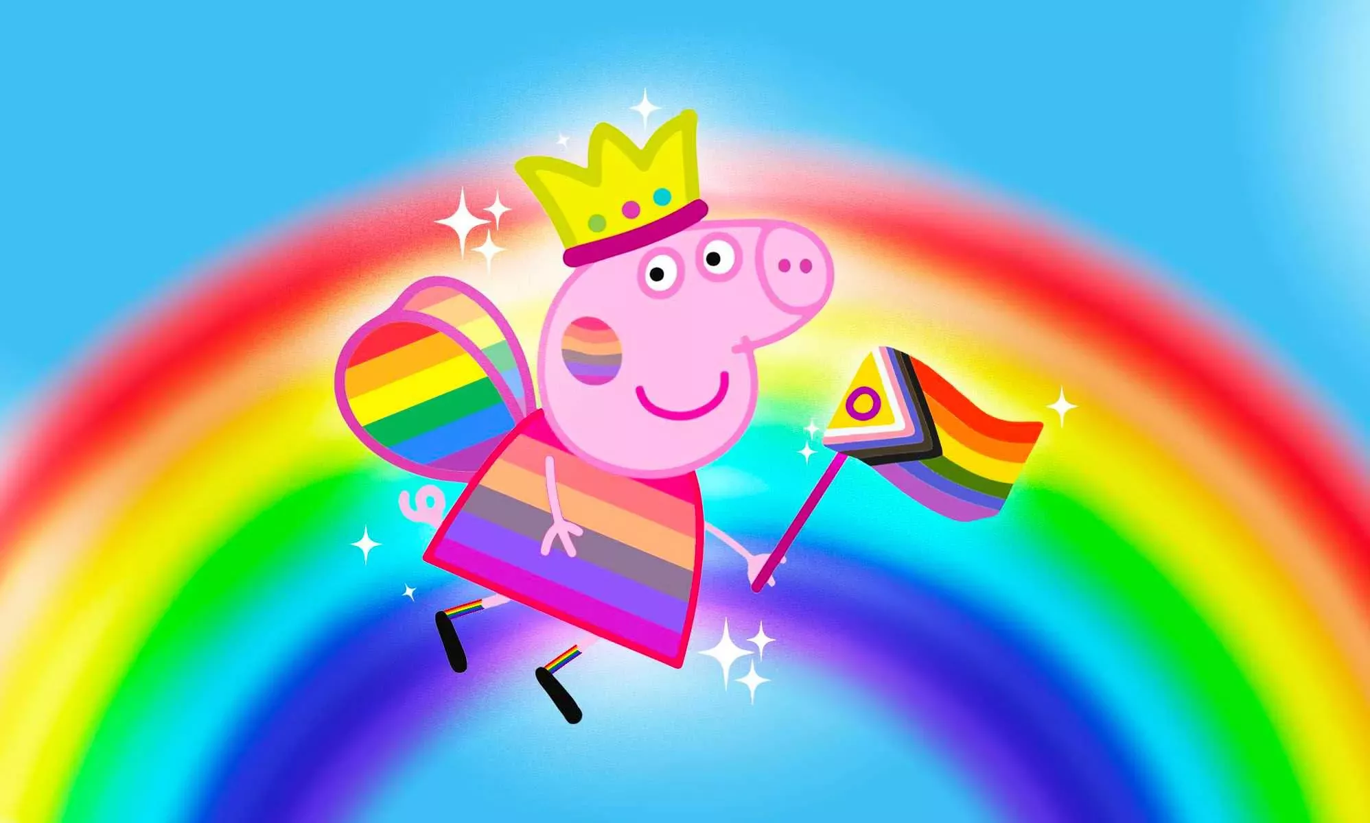 Peppa Pig celebró el Mes del Orgullo y los fanáticos anti-LGBTQ+ están enloqueciendo