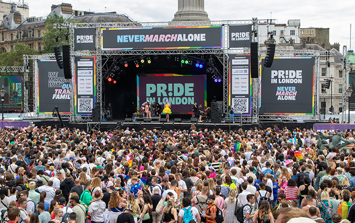 Más de un millón de personas acuden a Londres para celebrar el Orgullo