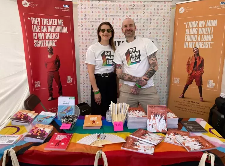 Stewart O'Callaghan (R) pictured with a colleague.