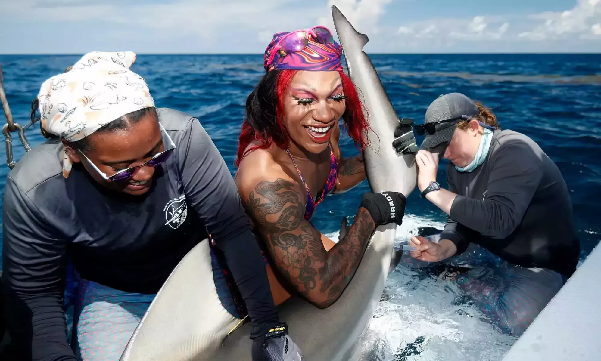La drag queen de Florida que marca tiburones habla de lo que tienen en común las vidas queer y la fauna oceánica