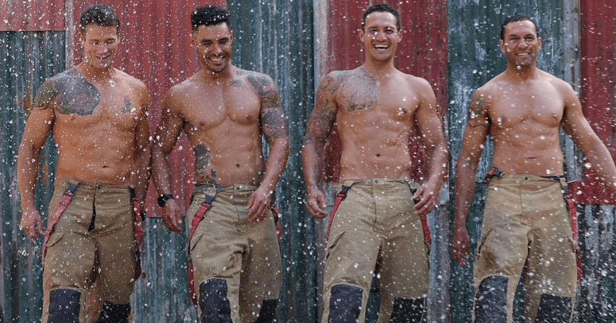 Los bomberos australianos adelantan sus calendarios más hot