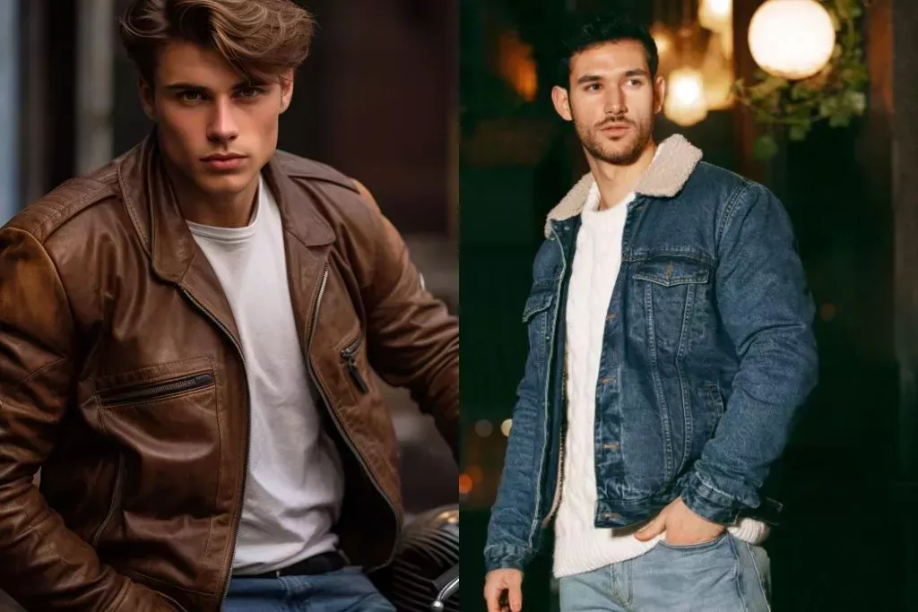Chaqueta de cuero contra chaqueta vaquera: La batalla definitiva de las chaquetas