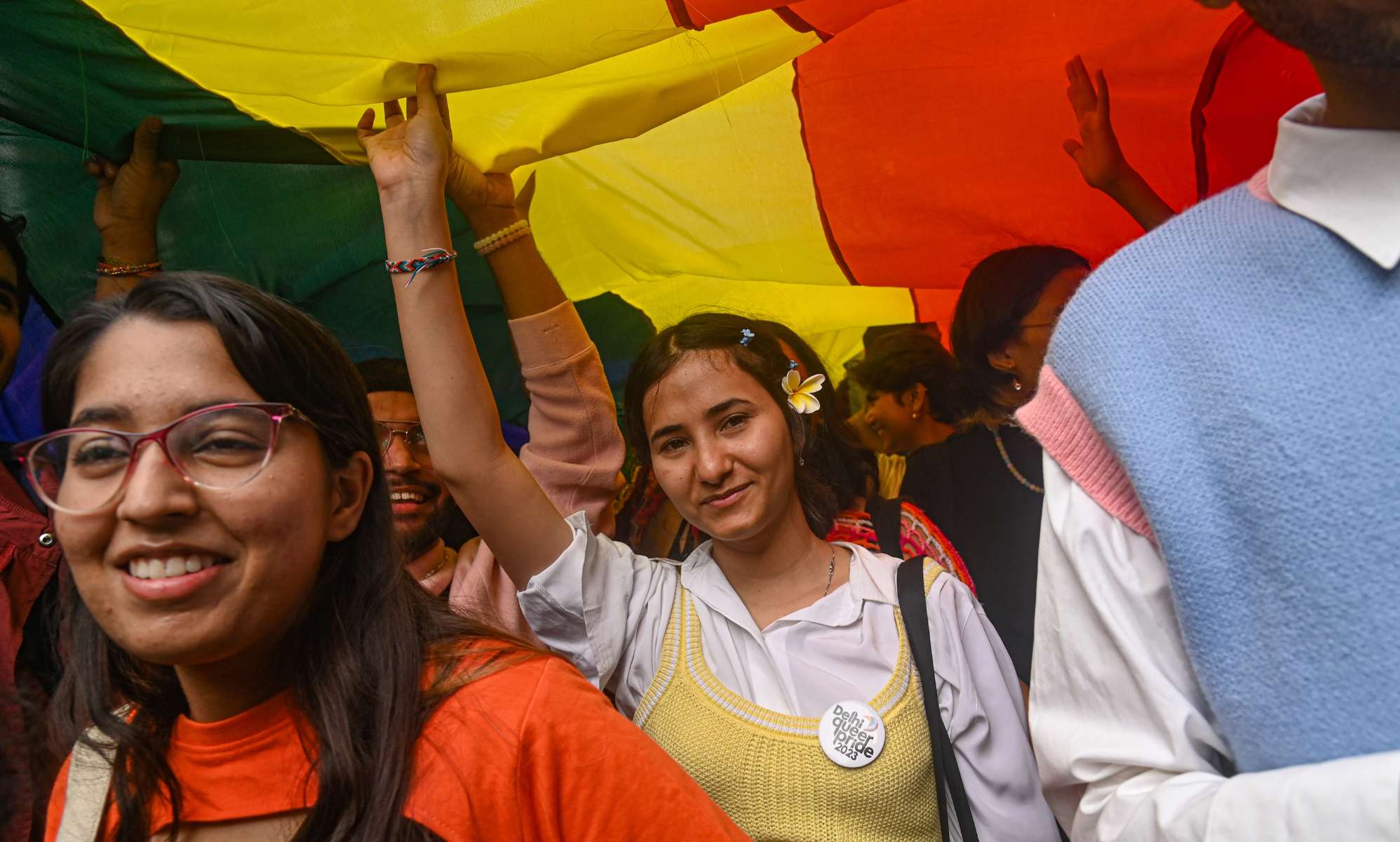 La comunidad LGBTQ+ india marcha en el Orgullo de Nueva Delhi tras el rechazo de la petición de igualdad matrimonial