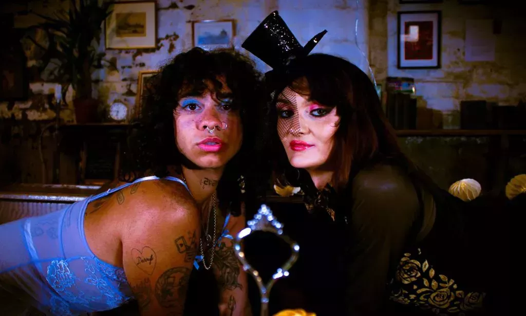 Felix Mufti and Anthony Lexa in a still from Anthony Lexa's music video for "Just In Case".