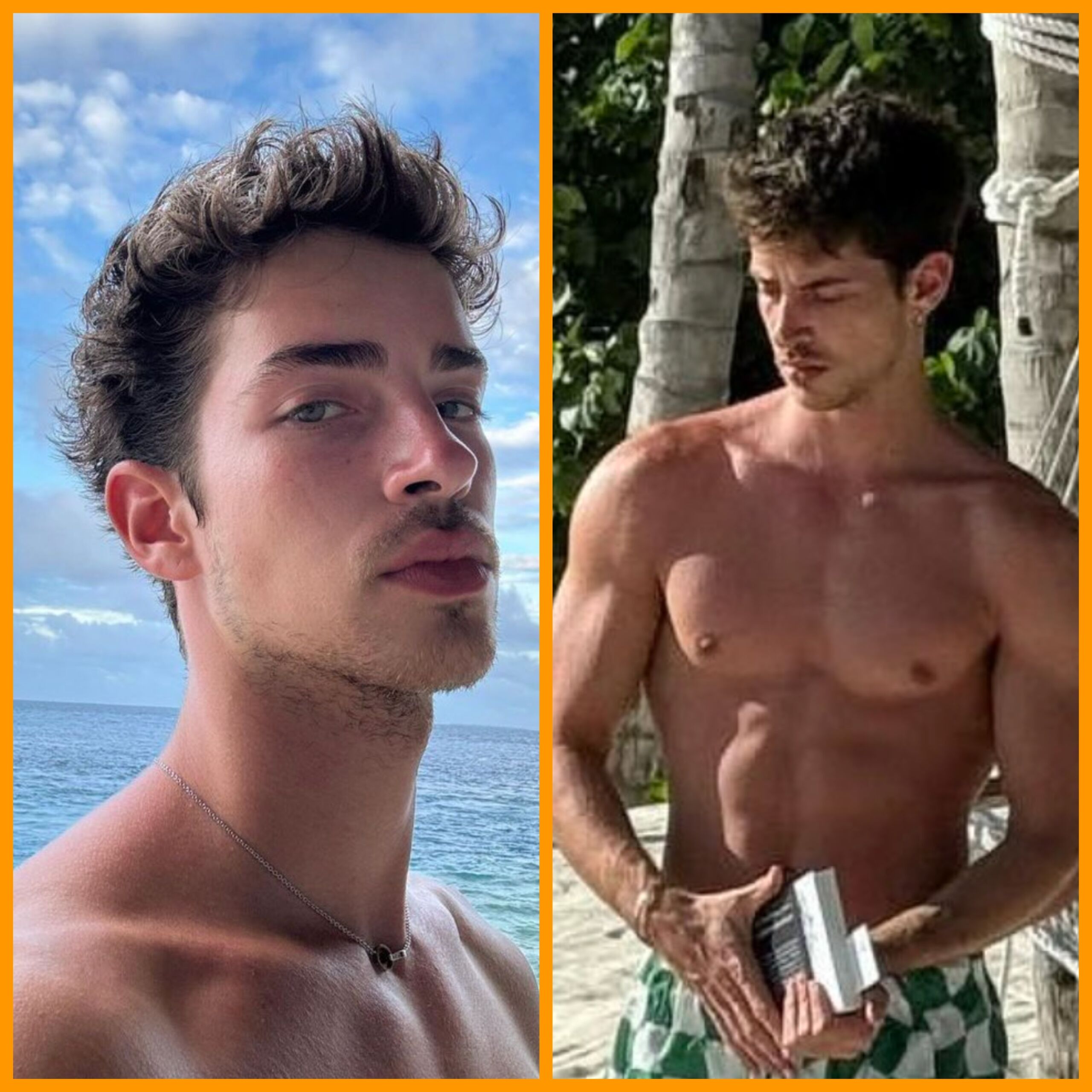 Manu Ríos luce cuerpazo en sus vacaciones tropicales antes de salir a cenar con Troye Sivan en Italia