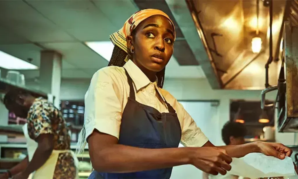 Ayo Edebiri stars as Sydney in The Bear.