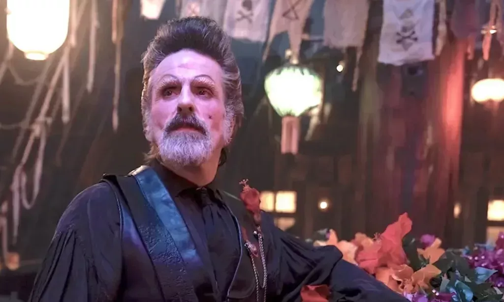 Con O'Neill as Izzy Hands in Our Flag Means Death.