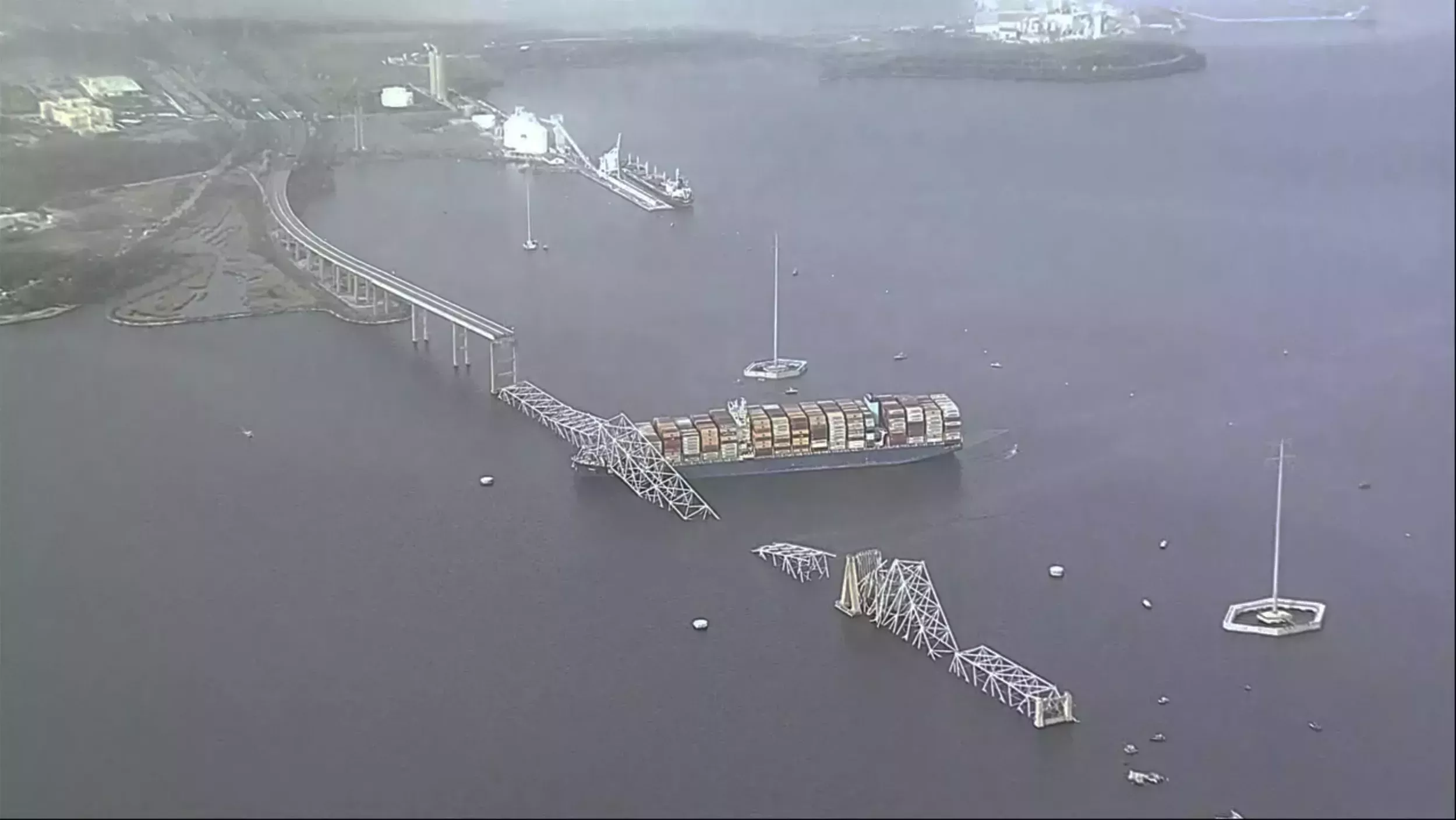 Colapso del puente de Baltimore: La llamada de socorro permitió a las autoridades cortar el tráfico antes del impacto - National | Globalnews.ca