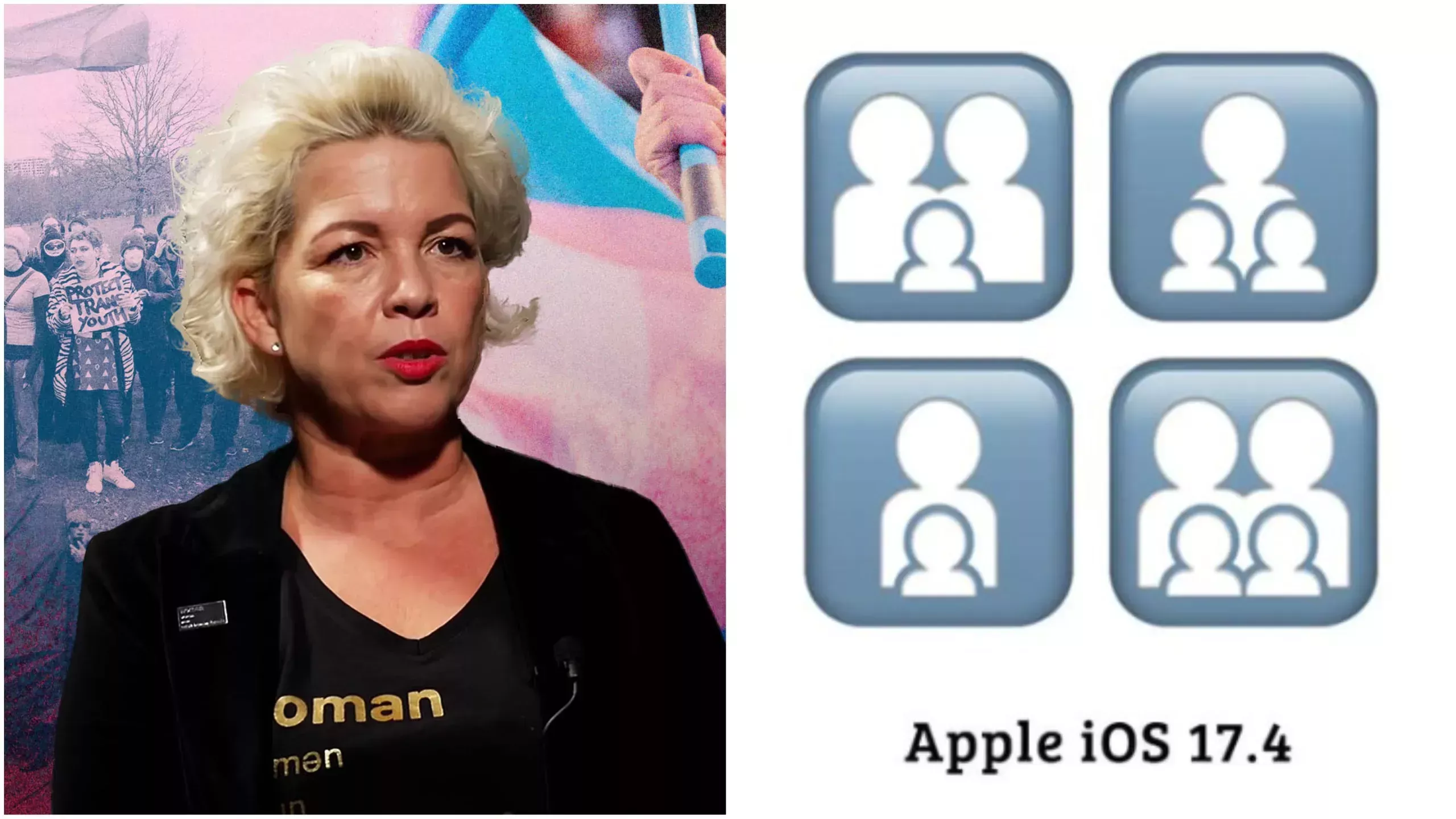 La nueva gama de emoji de Apple incluye niños de género neutro, y los de siempre echan humo.