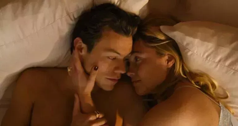 Don't Worry Darling starring Florence Pugh and Harry Styles