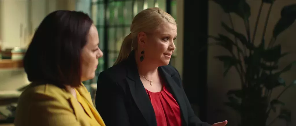 Lesbian couple Kate and Laura.