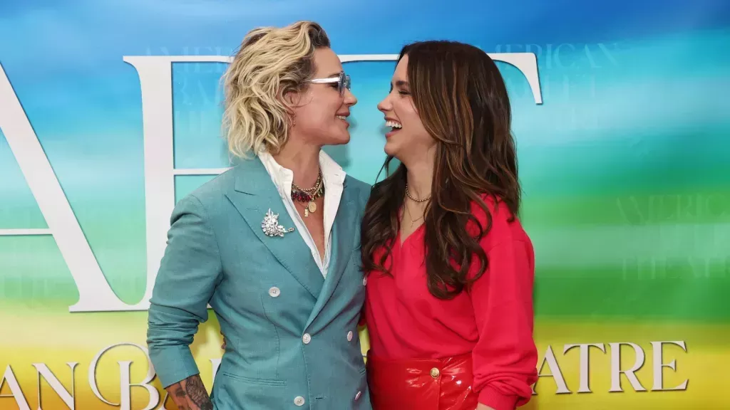 Ashlyn Harris and Sophia Bush attend the American Ballet Theatre New York Premiere of "Woolf Works" at The Metropolitan Opera on June 25, 2024 in New York City