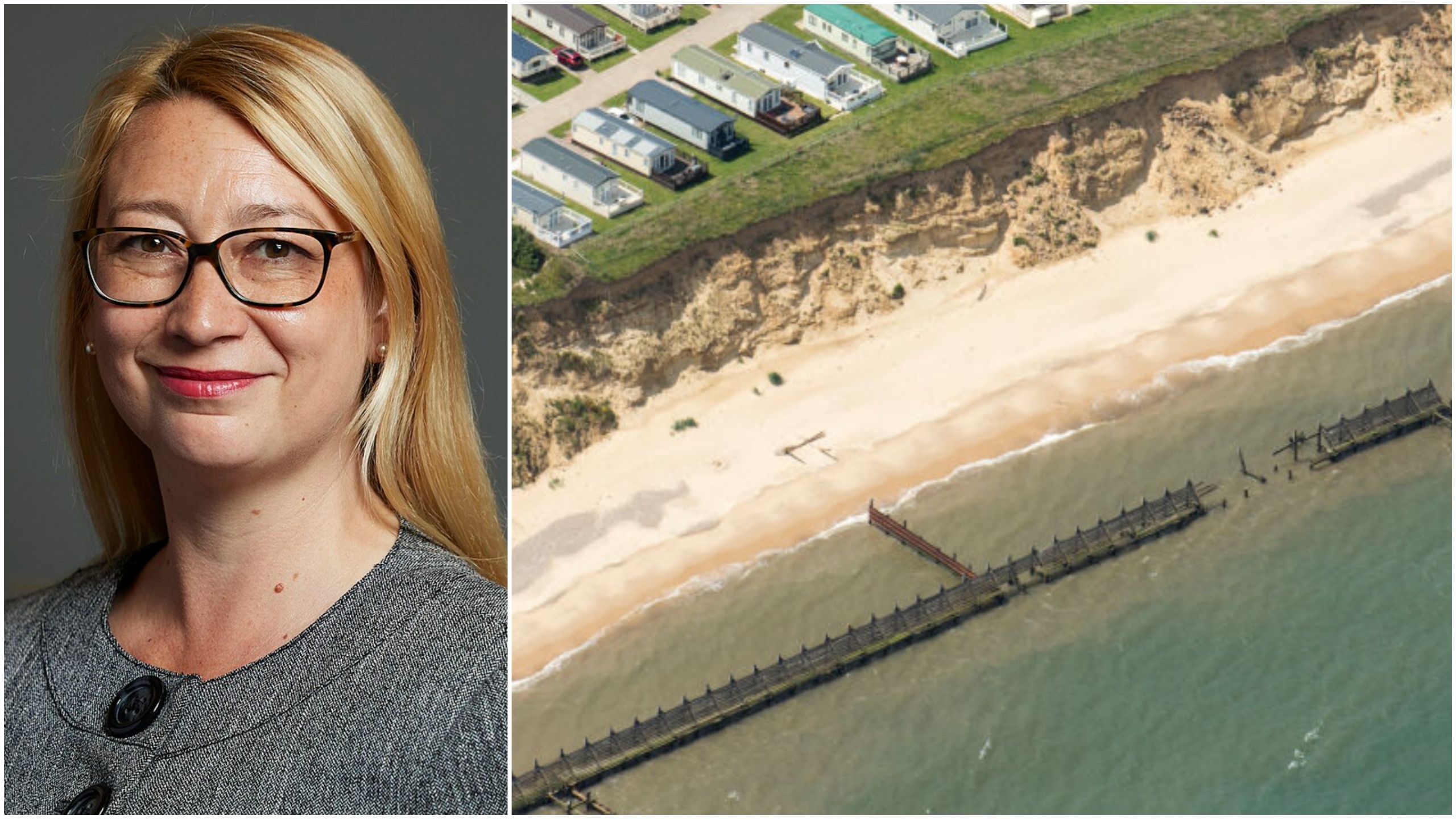 La diputada laborista se enfrenta a 'hombres nudistas gay' en una acalorada batalla sobre la playa de Suffolk