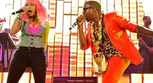 Kanye West y Nicki Minaj cantan juntos en el concierto de Britney Spears
