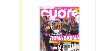 Guti y Paula Vázquez, besos de pasión en Cuore