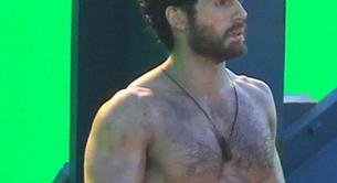 Henry Cavill sigue mostrando cuerpazo en el rodaje de 'Man of Steel'