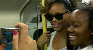 Rihanna coge el metro para ir a su propio concierto