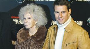 Tom Cruise estrena 'Misión Imposible 4' con su amiga Cayetana de Alba