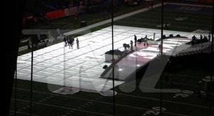 Primeras imágenes del escenario de la Super Bowl en el que actuará Madonna