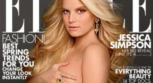 Jessica Simpson posa desnuda y embarazada en 'Elle'