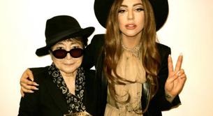 Yoko Ono premia a Lady Gaga por sus luchas sociales