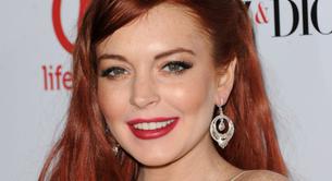 Lindsay Lohan deslumbra en la premiere de 'Liz & Dick'