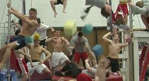 La mejor versión del 'Harlem Shake': los gimnastas de Nebraska